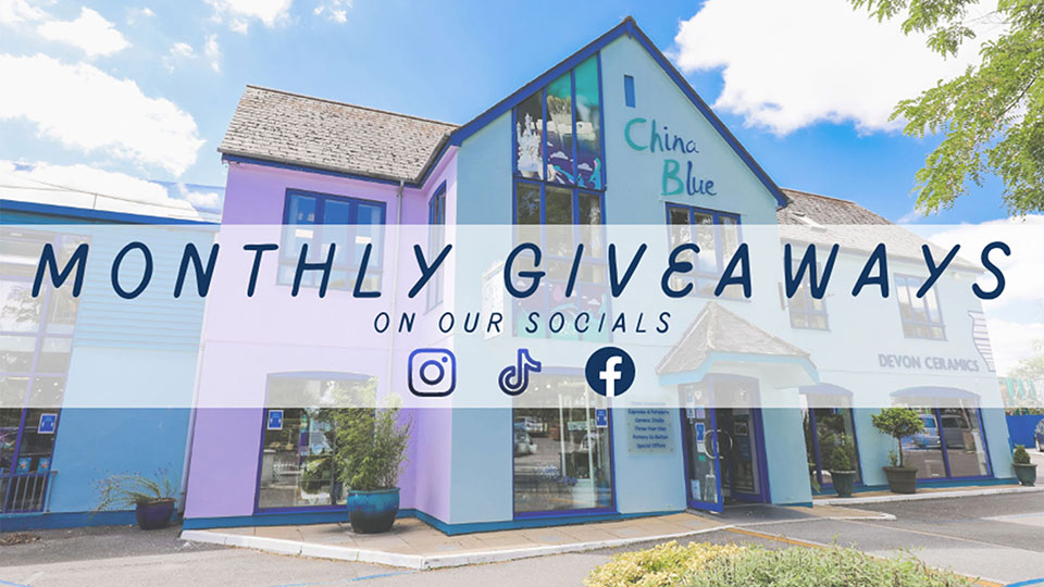 Monthly giveaways at China Blue